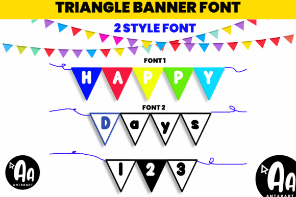 Abcd Ref Triangle Banner1: A Designer’s Take on Geometric Display Typography