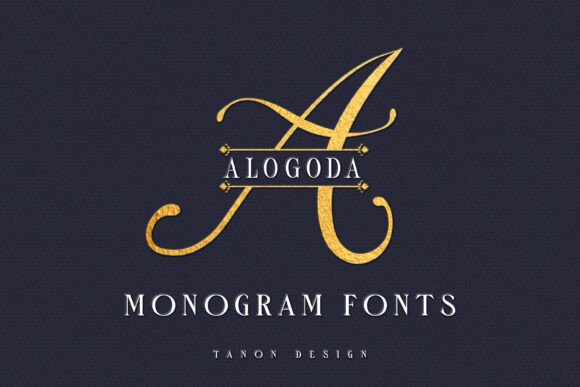 Alogoda Monogram: A Cozy Luxury Typeface for Branding
