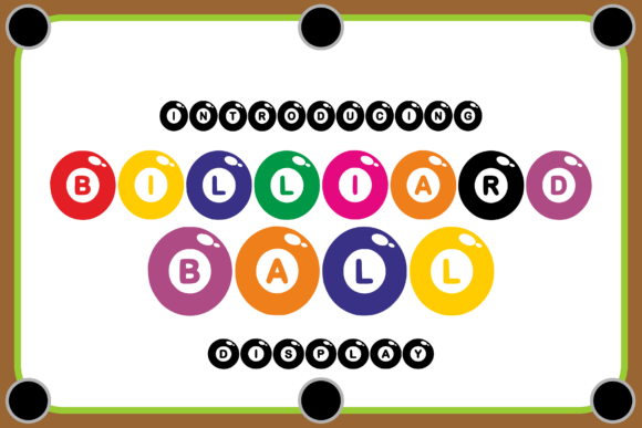Billiard Ball Typeface: The Playful Display Font for Scroll-Stopping Social Graphics