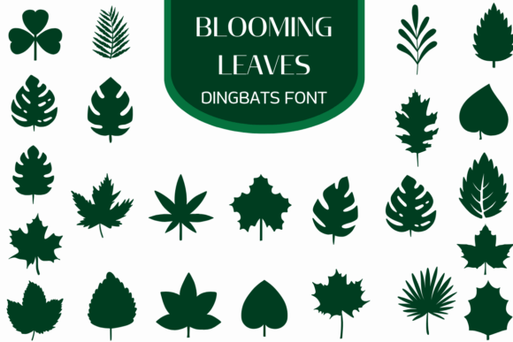 Blooming Leaves: The Perfect Dingbats Typeface for Handmade Branding