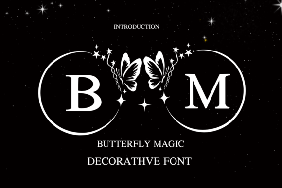 Butterfly Magic Typeface: Elevating Brand Identity with Whimsical Design