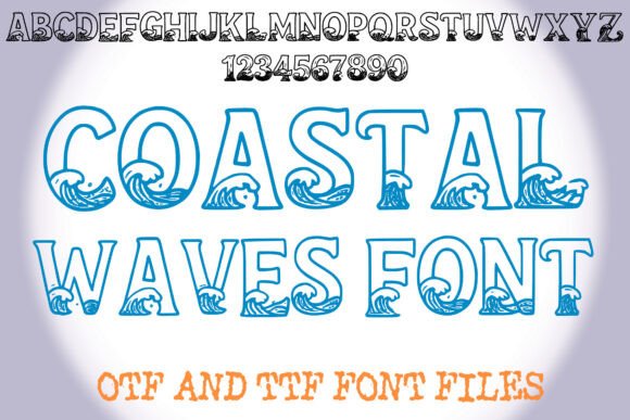 Coastal Waves: A Breezy Typeface for Coastal Brand Campaigns