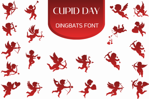 Cupid Day: A Creative Dingbats Font for Engaging Campaign Visuals