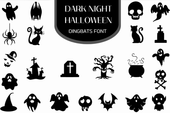 Dark Night Halloween: A Creative Font for Spooky Campaigns