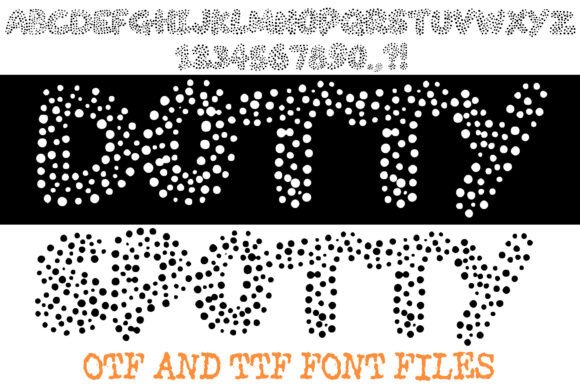 Dotty Spotty: A Playful Display Typeface for Editorial Design