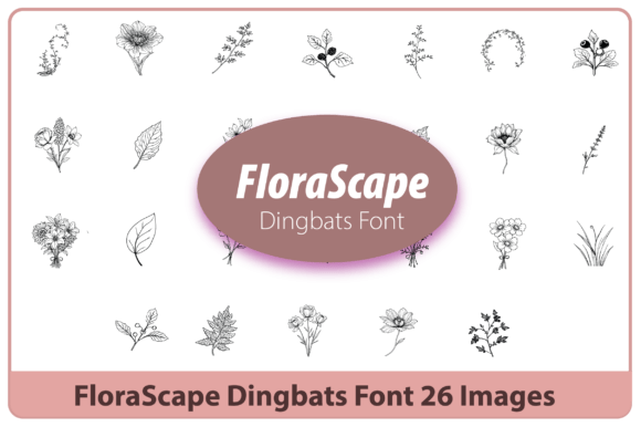 Florascape: The Playful Dingbat Font for Engaging Social Campaigns