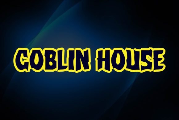 Goblin House: A Gothic-Crafted Decorative Font for Whimsical Craft Designs