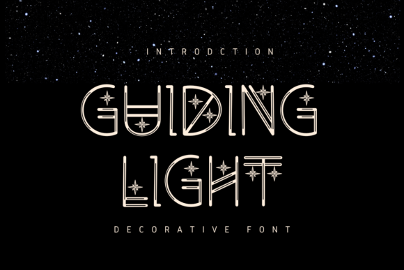Guiding Light: A Decorative Typeface for Polished Digital Brands