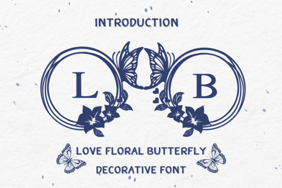 Love Floral Butterfly Font Review: A Decorative Typeface for Brand Identity
