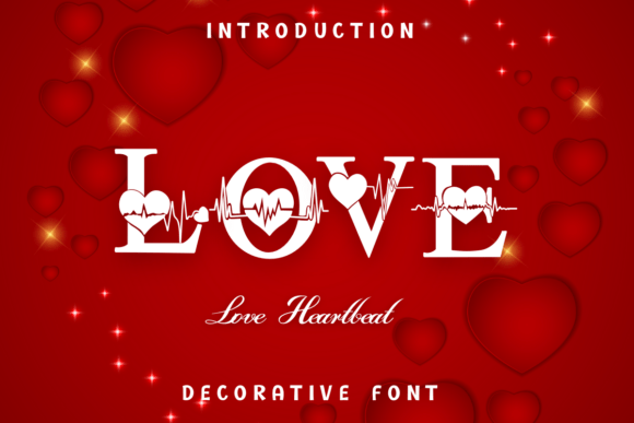 Love Heartbeat Typeface: A Creative Font for Campaign Design