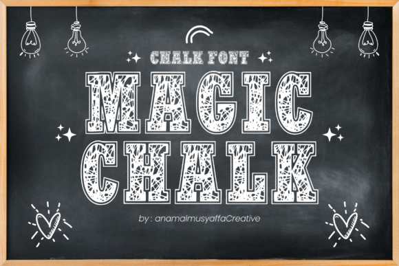 Magicchalk Regular: A Creative Typeface for Editorial Design