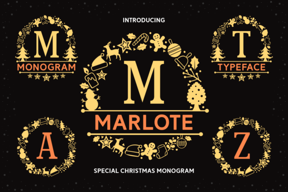 Marlote: A Decorative Serif Font for Festive Web Design