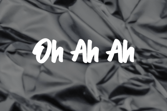 Oh Ah Ah: The Handwritten Typeface for Modern Editorial Design