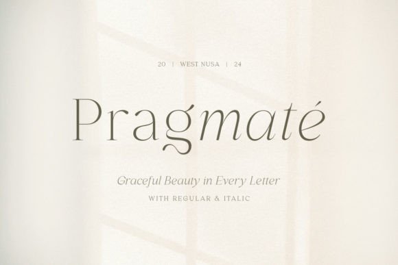 Pragmate Typeface: A Casual Serif for Modern Brand Identity