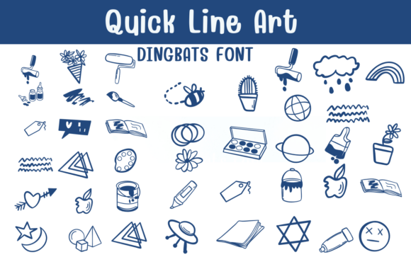 Quick Line Art: The Playful Typeface That Elevates Brand Identity