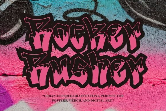 Rocker Rusher Typeface: A Street-Style Display Font Review