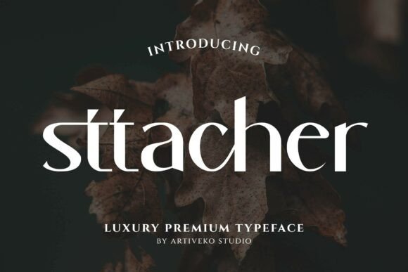 Sttacher: The Serif Font for Polished Small Business Branding