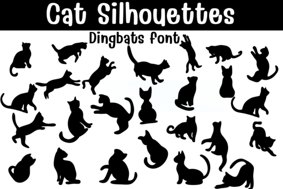 Why Cat Silhouettes Is the Perfect Dingbat Font for Playful Editorial Design