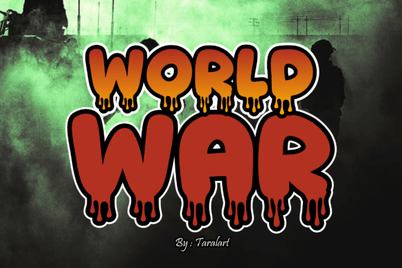 World War Typeface Review: A Bold Decorative Font for High-Impact Branding